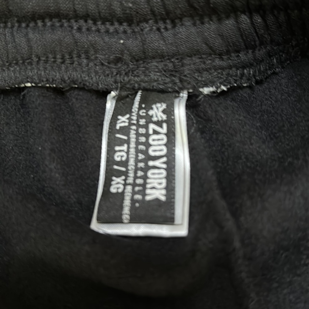 Pre-owned Jogger black pants 100% polyester description, measurement in picture - Picture 3 of 6